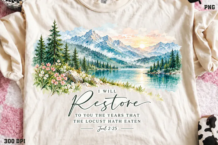 Christian Hope Shirt Design PNG, His Grace Renews My Tomorro