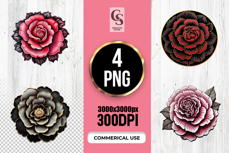 Rose Flower Clipart