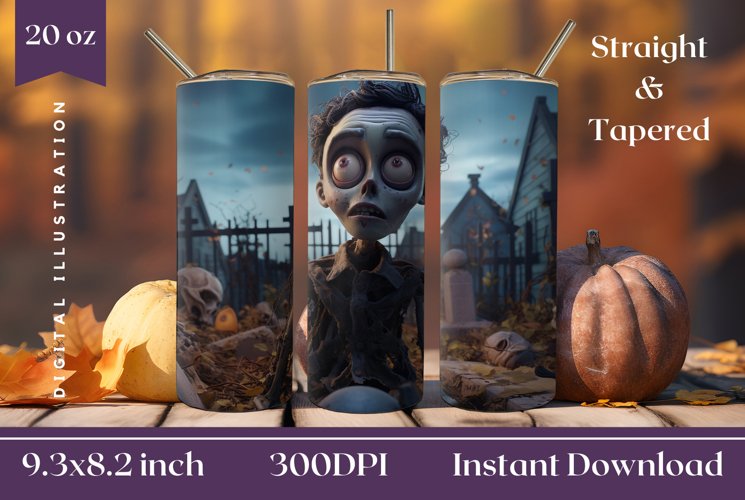 Halloween Tumbler Wrap Image 6