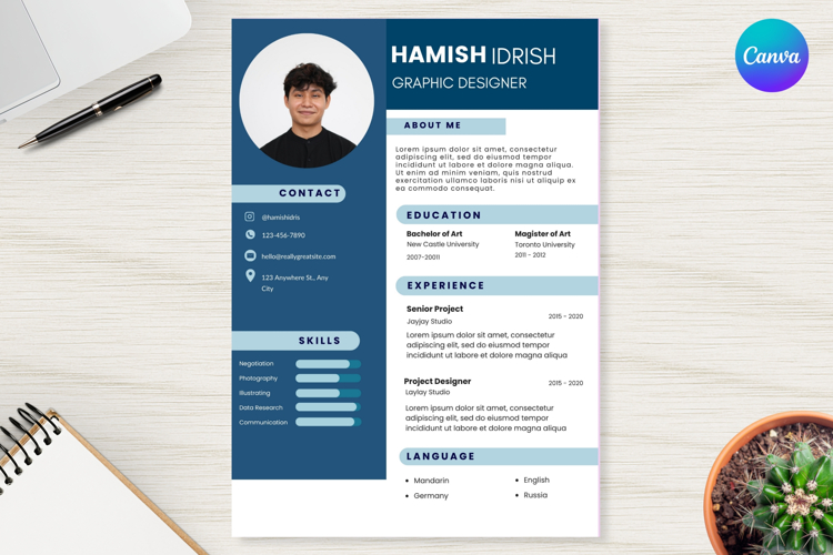 Clean Resume Template Image 21