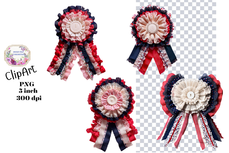 Bows, Ribbon, Lace , Clipart, Ephemera, PNG, Junk Journal