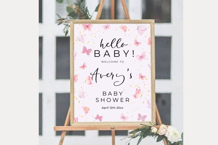 Baby Shower Welcome Template 77