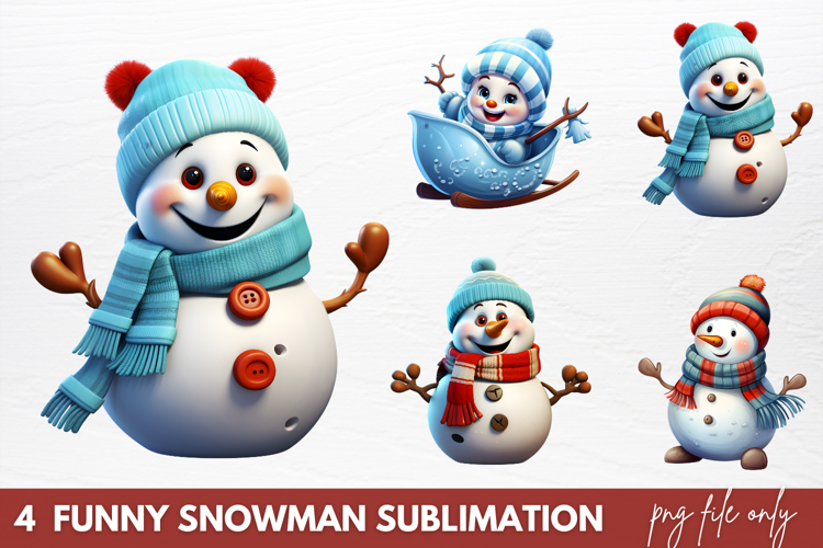 Snowman Clipart Image 19