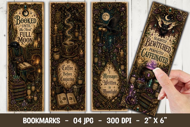 Dark Witch Bookmark Sublimation