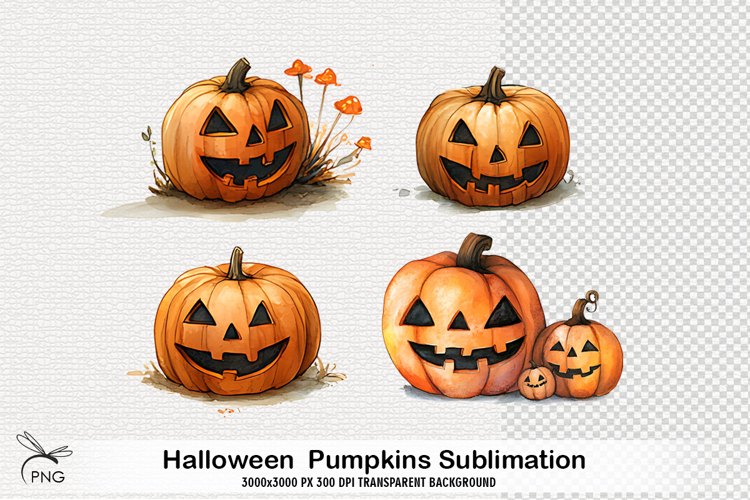Halloween Pumpkins Sublimation
