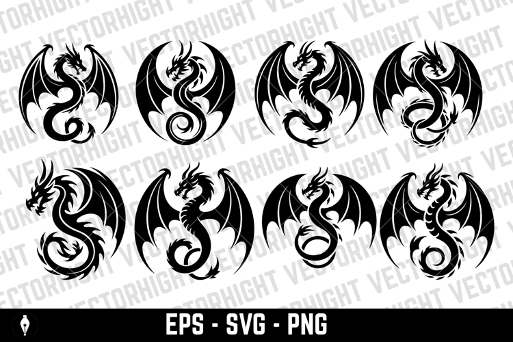 Dragon Vector Image 22