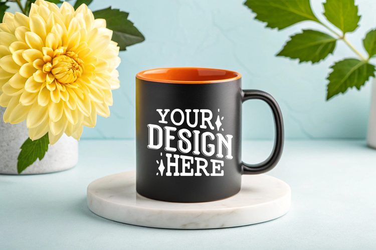 Coffee Mug Mockups, Spring Mug Mockup, Styled Stock Mockup