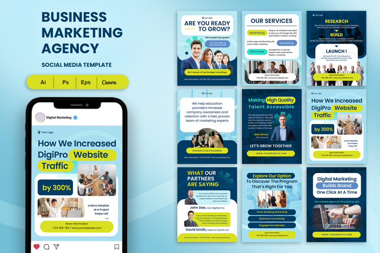 Education Business Marketing Agency - Instagram Post