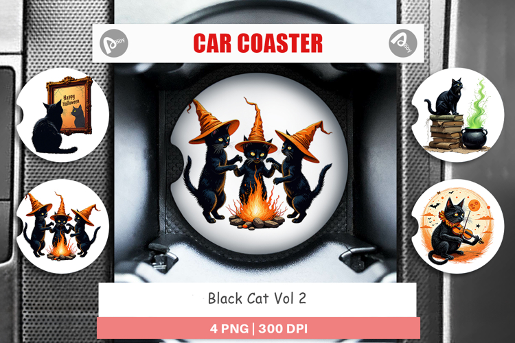 Black Cat Clipart Image 17