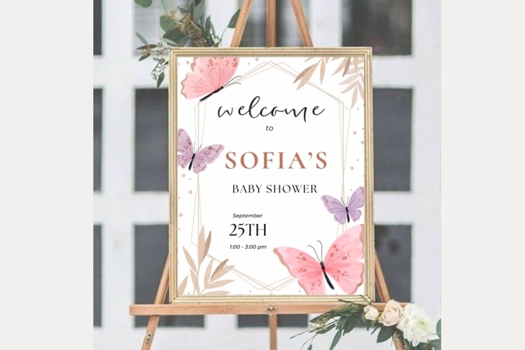 Baby Shower Welcome Template 71
