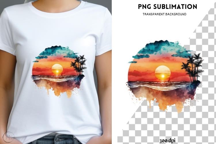 Sunset Graphic Image 9