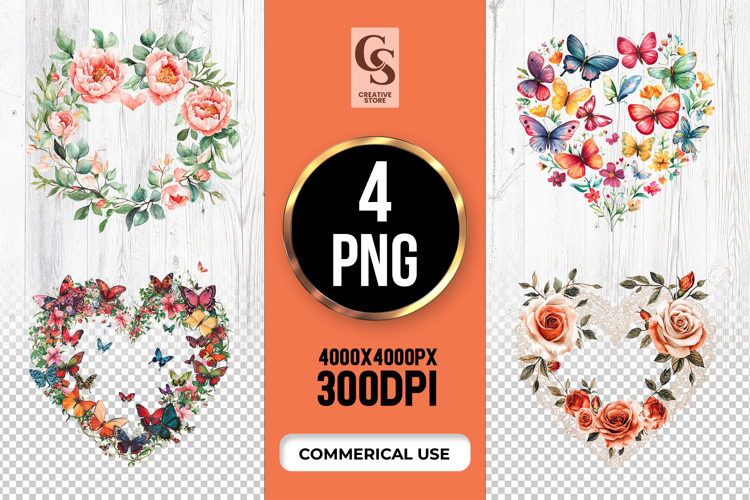 Watercolor Butterfly Clipart Image 4