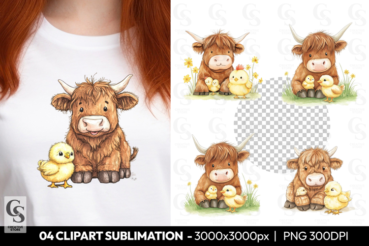 Highland Cow Png Image 12