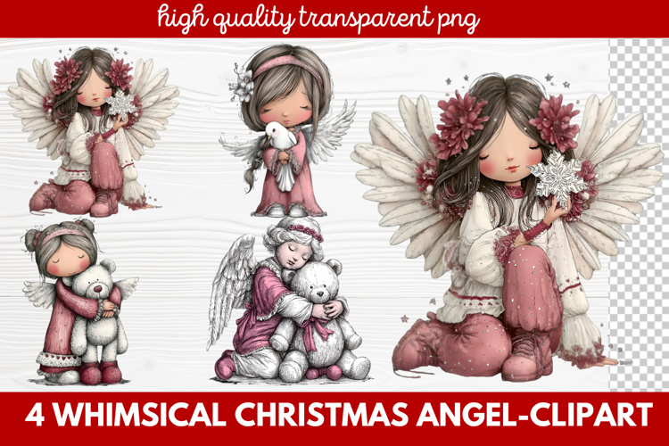 Christmas Angel Clipart Image 7