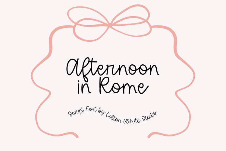 Afternoon in Rome