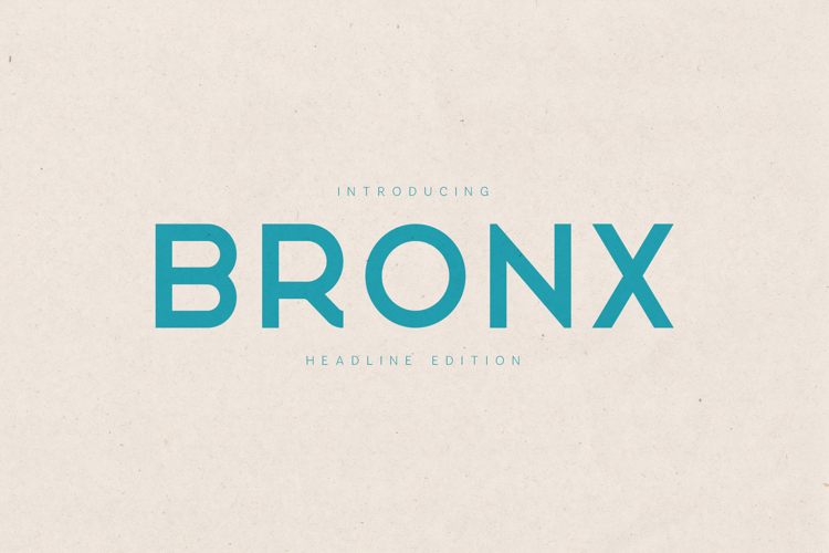 Bronx Headline Modern Bold Sans Serif Font