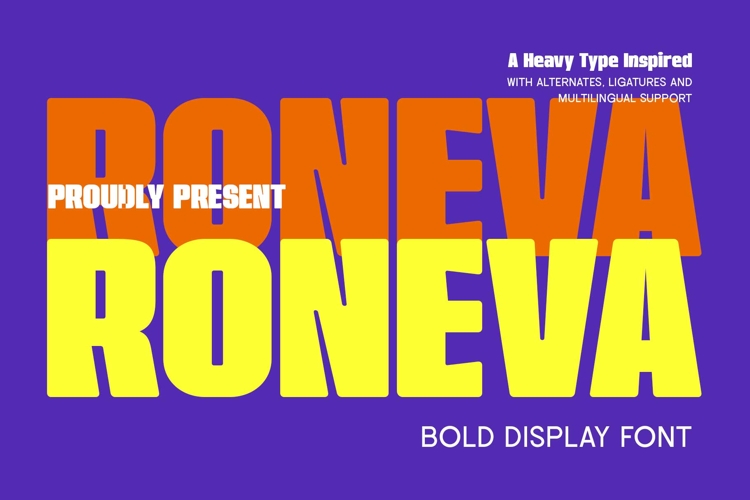 Roneva Funky Retro Sans