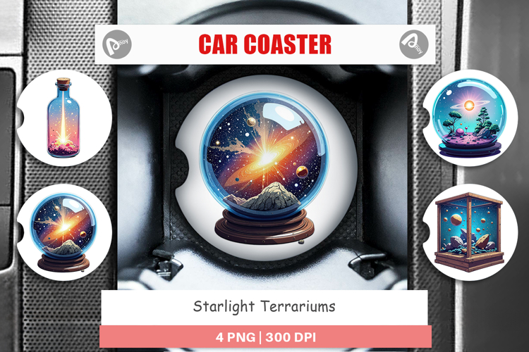 Car Coaster Starlight Terrariums example image 1