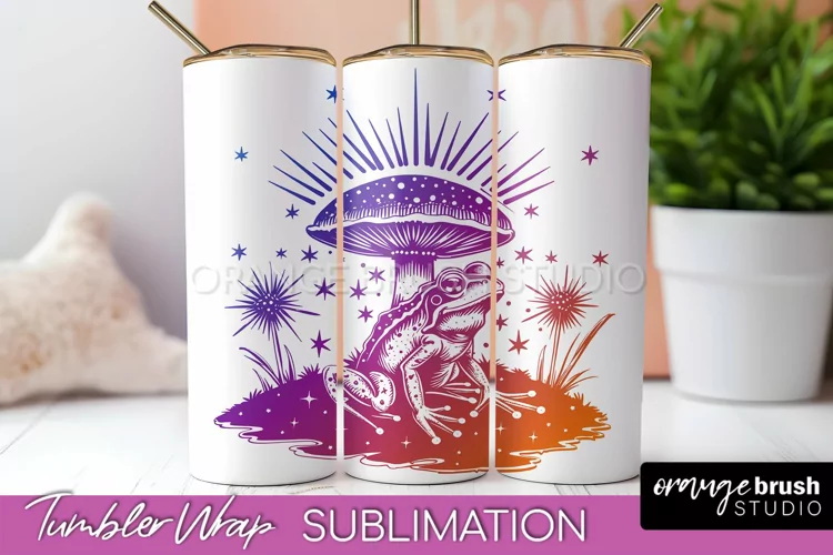 Celestial Tumbler Wrap, Boho Sublimation, Mystical Tumbler