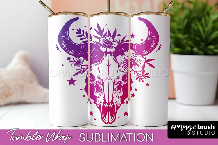 Celestial Tumbler Wrap, Boho Sublimation, Mystical Tumbler