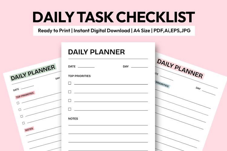 Daily Planner Pdf Image 2