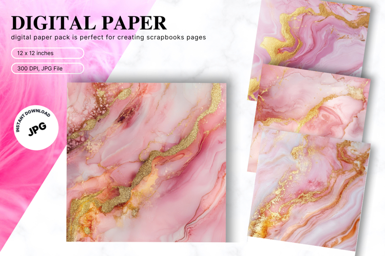 Pink Watercolor Backgrounds Image 4