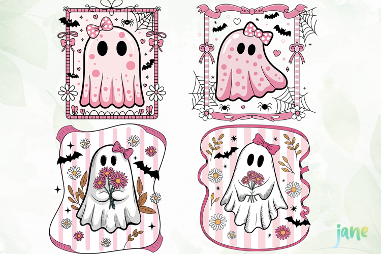 Pink Ghost Breast Cancer Awareness Png