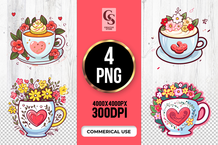 Coffee Cup Graphic Image 17