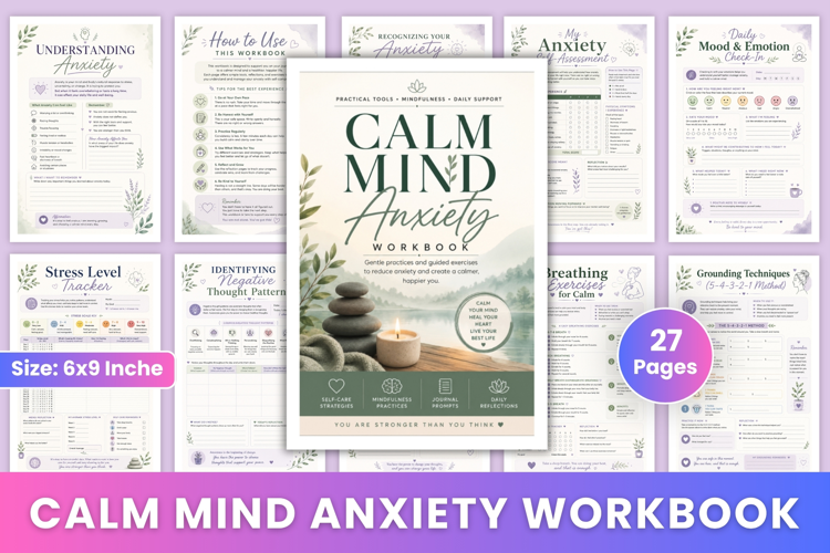 Calm Mind Anxiety Workbook