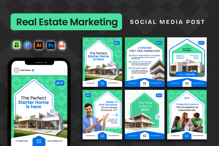 Real Estate Marketing Social Media Post