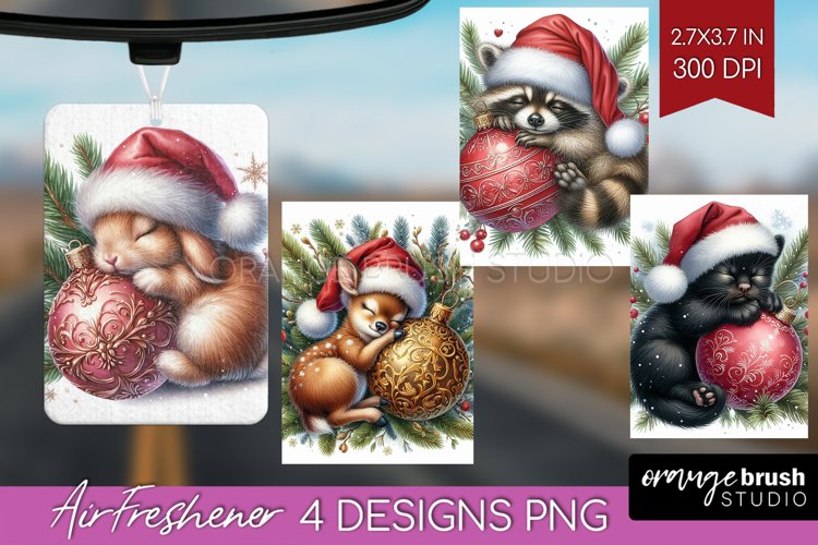 Christmas Animals Air Freshener PNG - Cute Christmas PNG example image 1