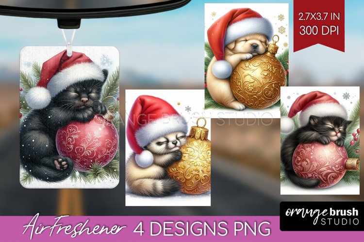 Christmas Animals Air Freshener PNG - Cute Christmas PNG example image 1