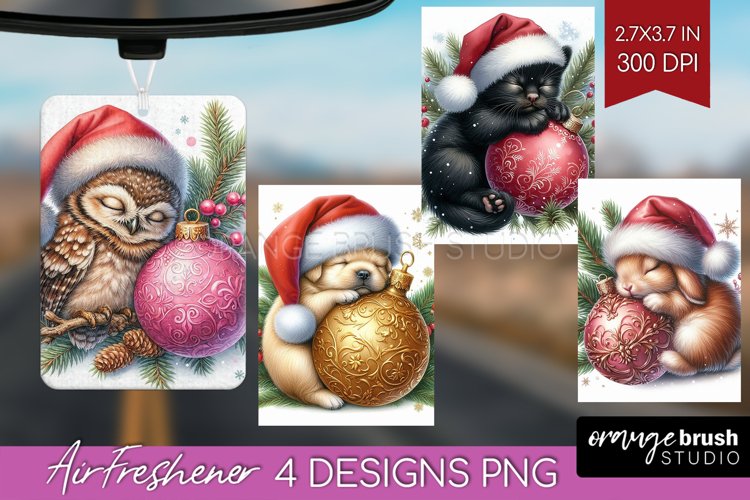 Christmas Animals Air Freshener PNG - Cute Christmas PNG