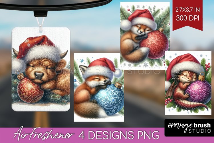 Christmas Animals Air Freshener PNG - Cute Christmas PNG example image 1