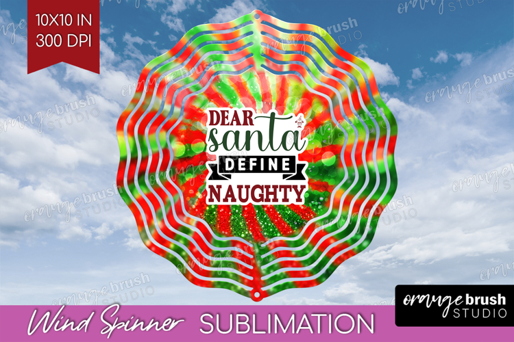 Sarcastic Christmas Quote Wind Spinner Sublimation PNG - Tie