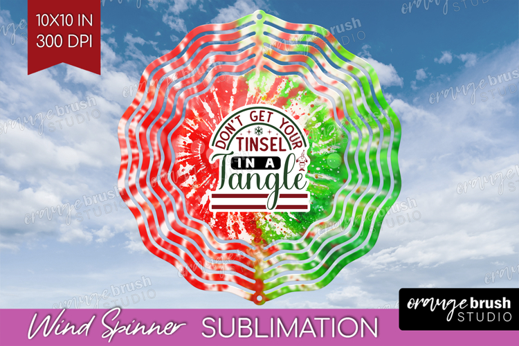 Sarcastic Christmas Quote Wind Spinner Sublimation PNG - Tie