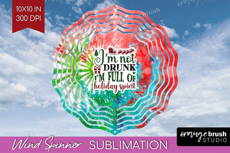 Sarcastic Christmas Quote Wind Spinner Sublimation PNG - Tie