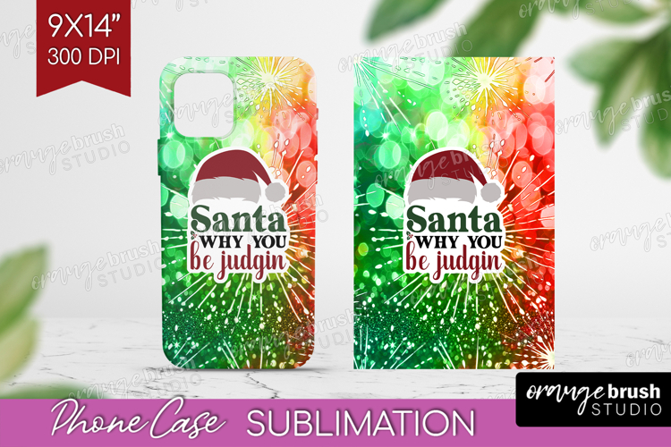 Sarcastic Christmas Quote Phone Case PNG - Tie Dye Case PNG