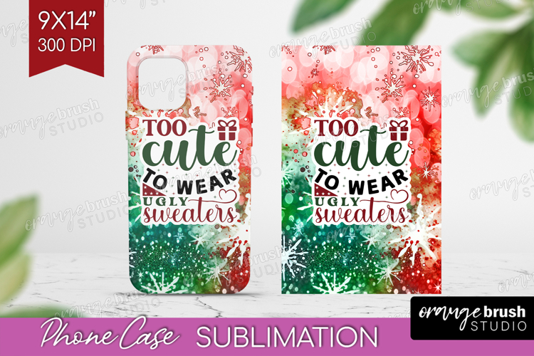 Sarcastic Christmas Quote Phone Case PNG - Tie Dye Case PNG