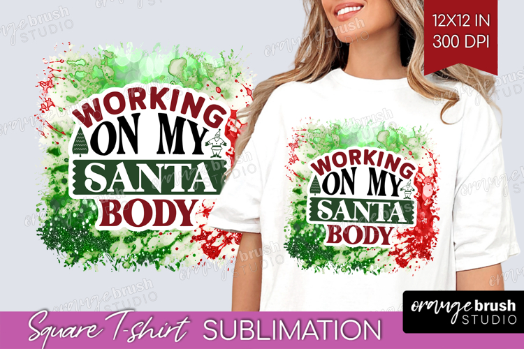 Sarcastic Christmas Quote Square Tshirt Background - Tie Dye