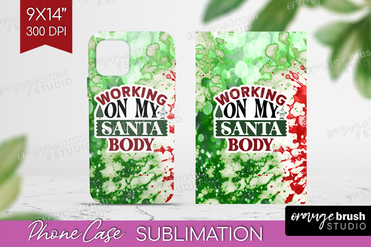 Sarcastic Christmas Quote Phone Case PNG - Tie Dye Case PNG