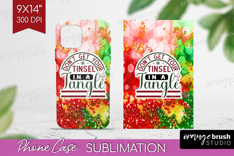 Sarcastic Christmas Quote Phone Case PNG - Tie Dye Case PNG