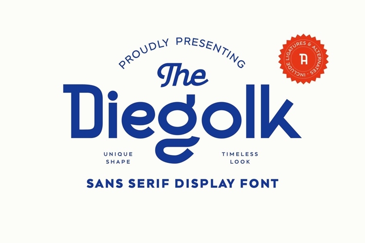 Diegolk - Playful Sans Serif Font