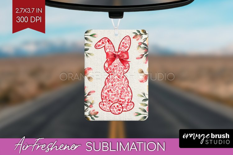 Coquette Easter Air Freshener PNG - Easter PNG Sublimation