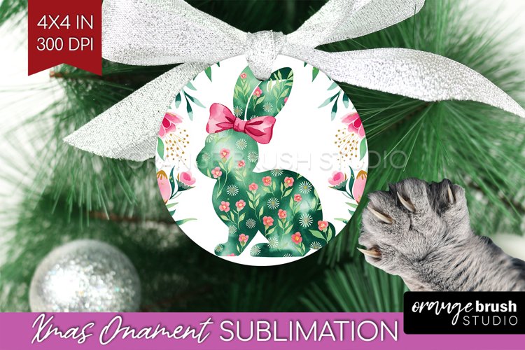 Coquette Easter Ornament PNG - Easter PNG Sublimation
