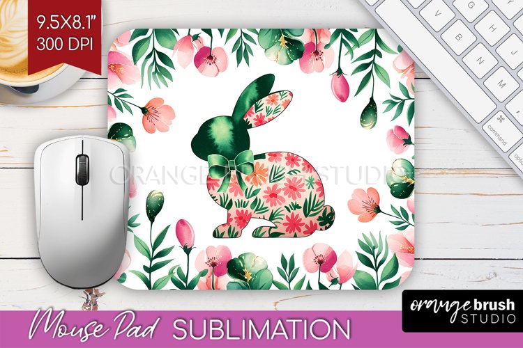 Coquette Easter Mouse Pad Sublimation - Easter Mousepad PNG