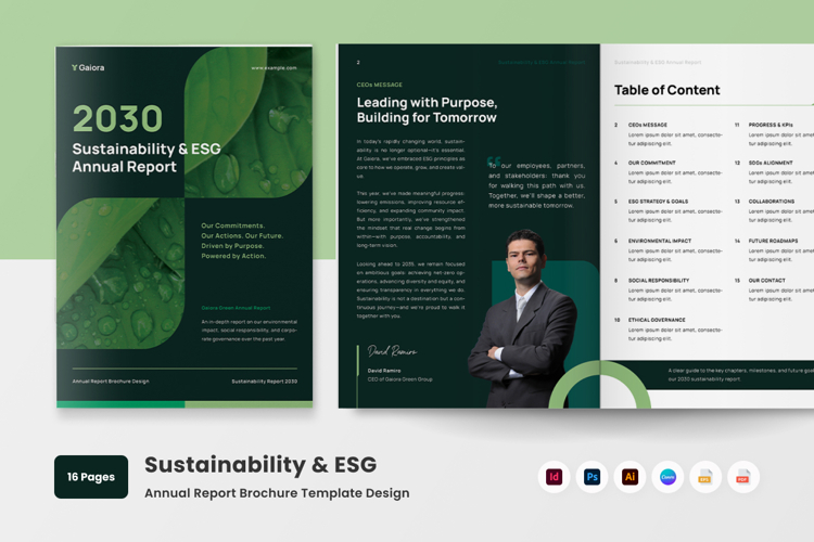 ESG Impact Annual Report Brochure