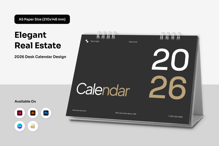 Elegant Office Desk Calendar