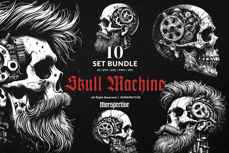 Skull Vector Image 18