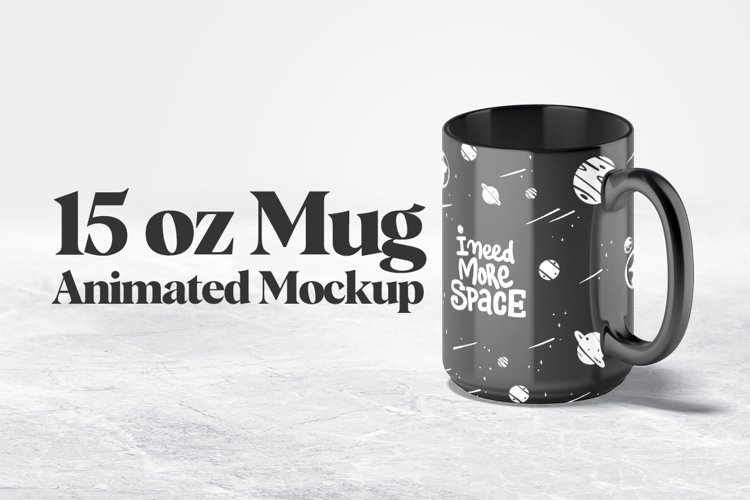 15oz Mug Animated Mockup example image 1